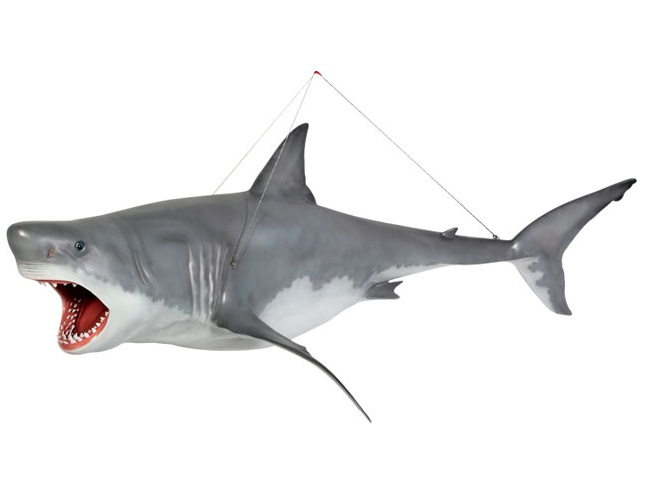 Great White Shark - Hanging / Fiberglass