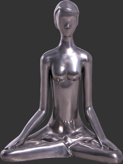 Yoga Meditation Pose Statue
