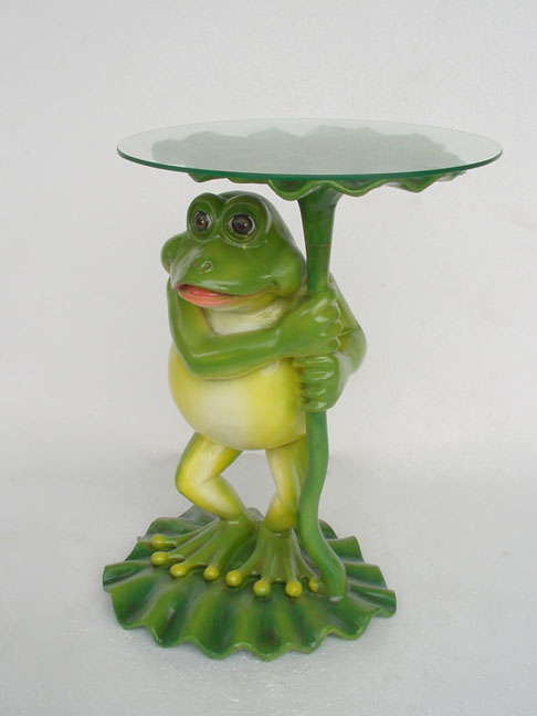 Frog Table (including glass) / Fiberglass