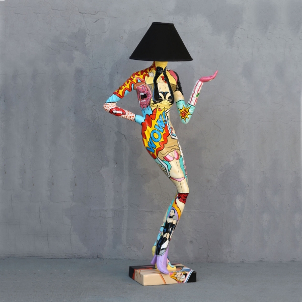 Pop Lady Lamp - Click Image to Close