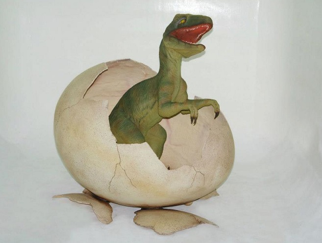 Dino Egg with Baby T-Rex
