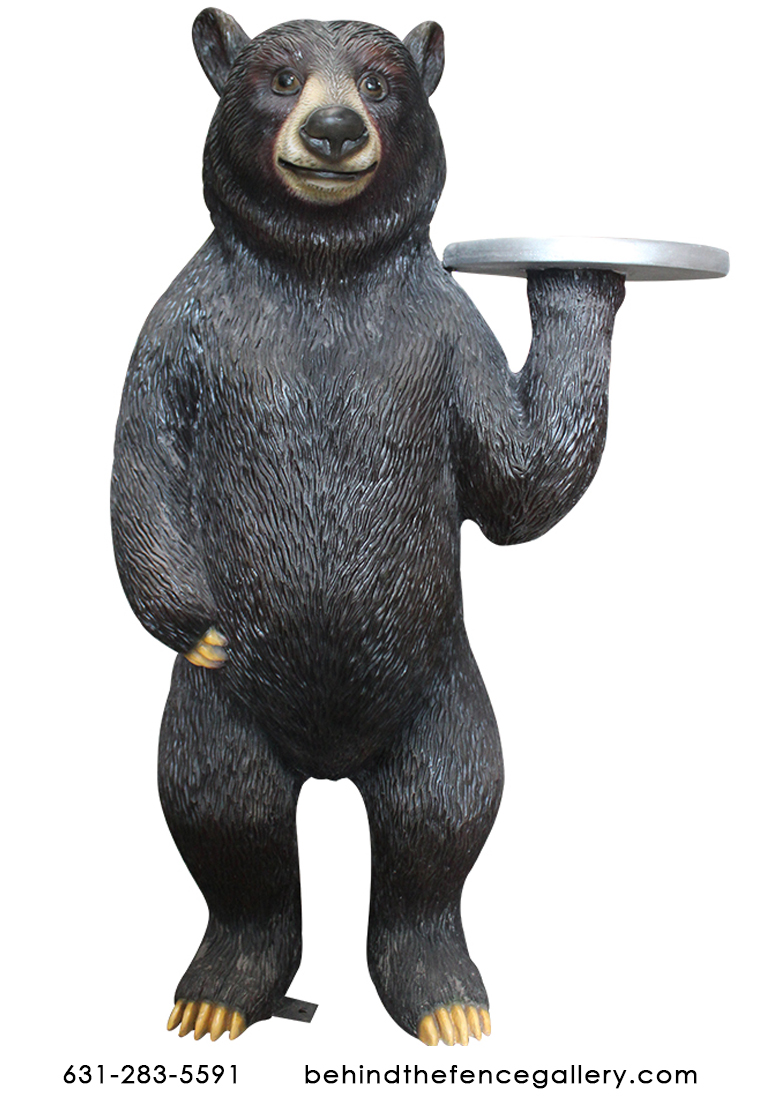 Campground Bear With Serving Tray