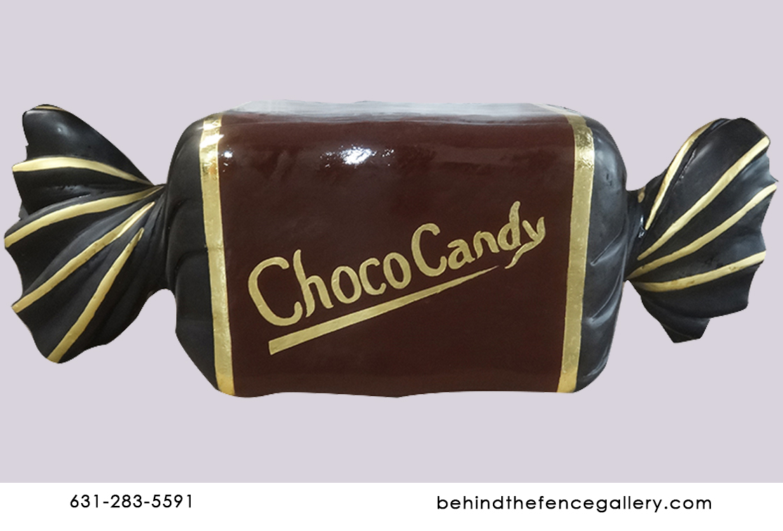 Choco Wrapped Chocolate Candy Statue - Click Image to Close