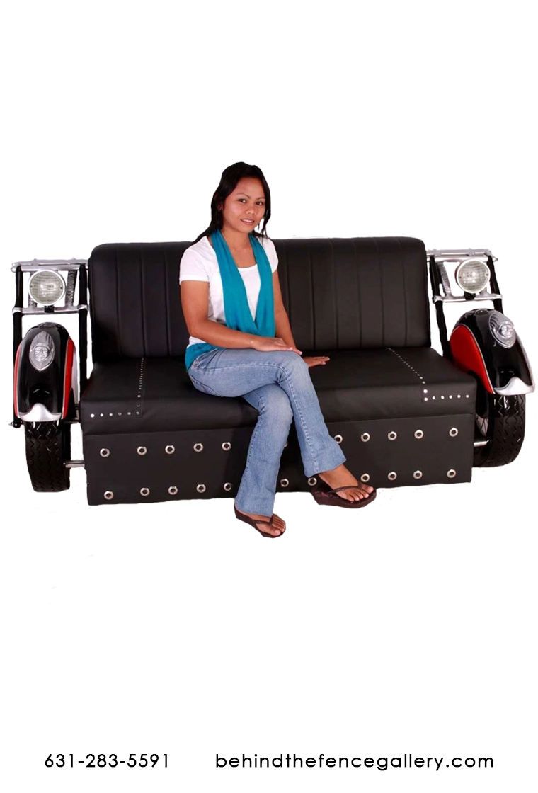 Indian Motorcycle Couch Loveseat Fiberglass Statue
