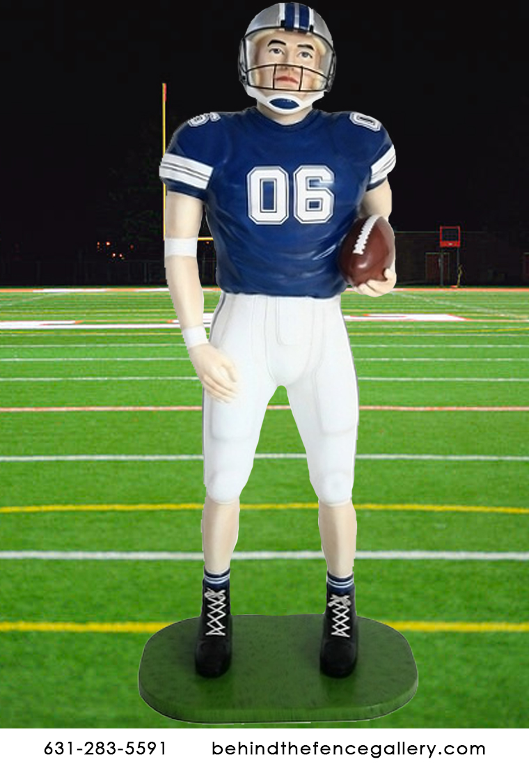 Life Size American Football Player Statue
