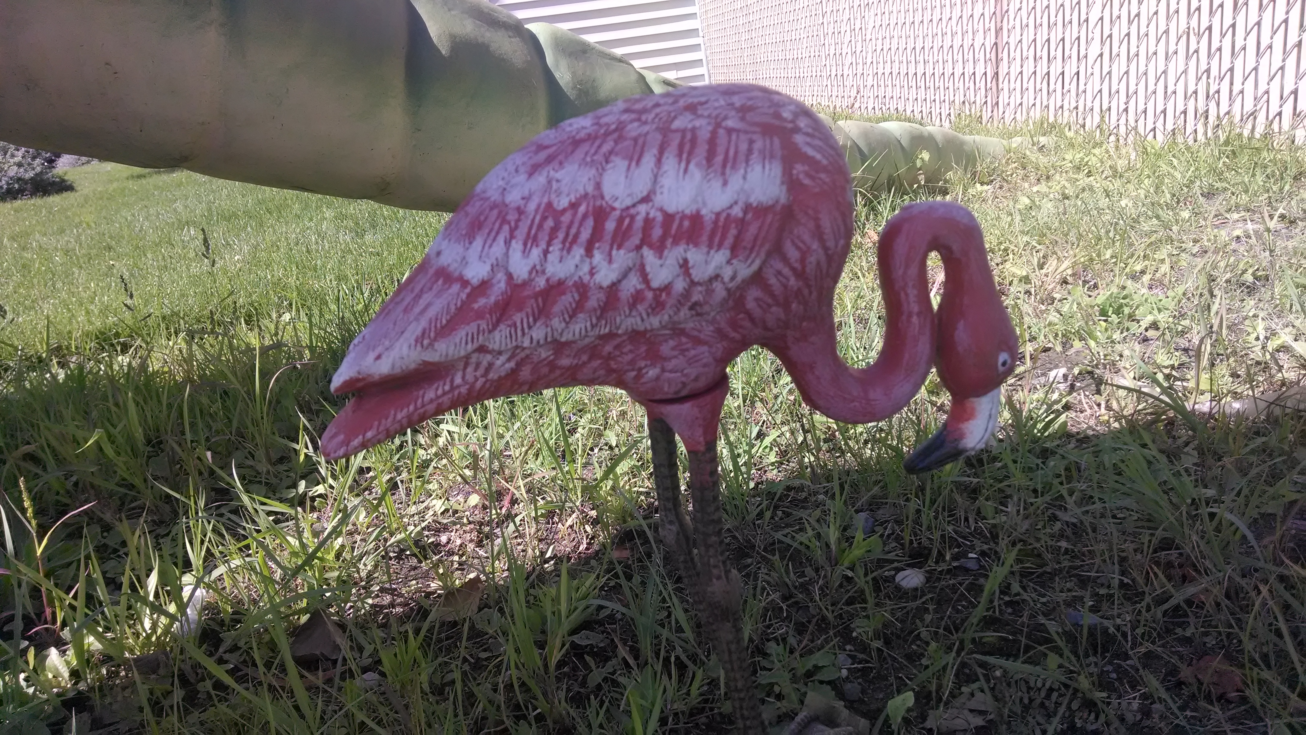 Cast Iron Flamingo - Click Image to Close