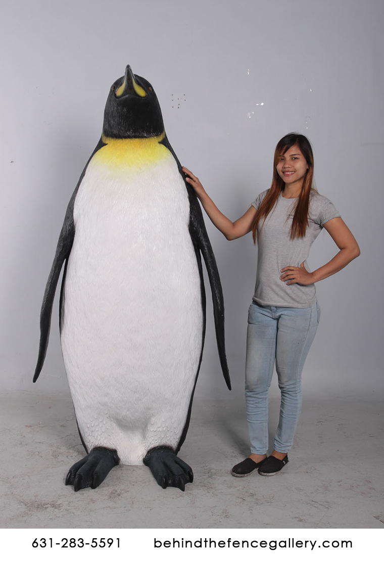 Giant King Penguin Larger than Life 6ft Statue