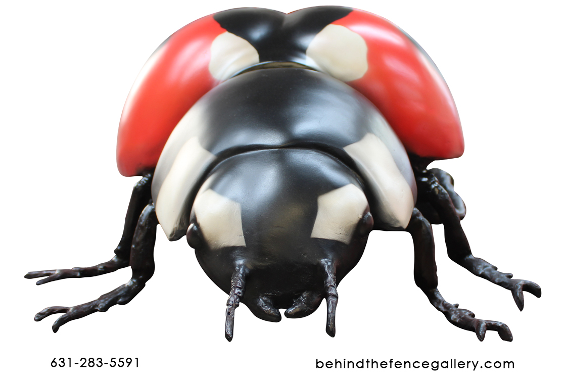 Fiberglass Larger than Life Ladybug Beetle Statue