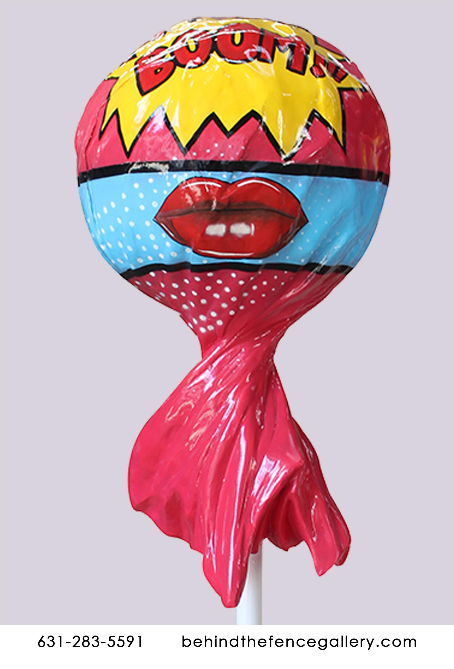 Pop Art Wrapped Lollipop Type 1