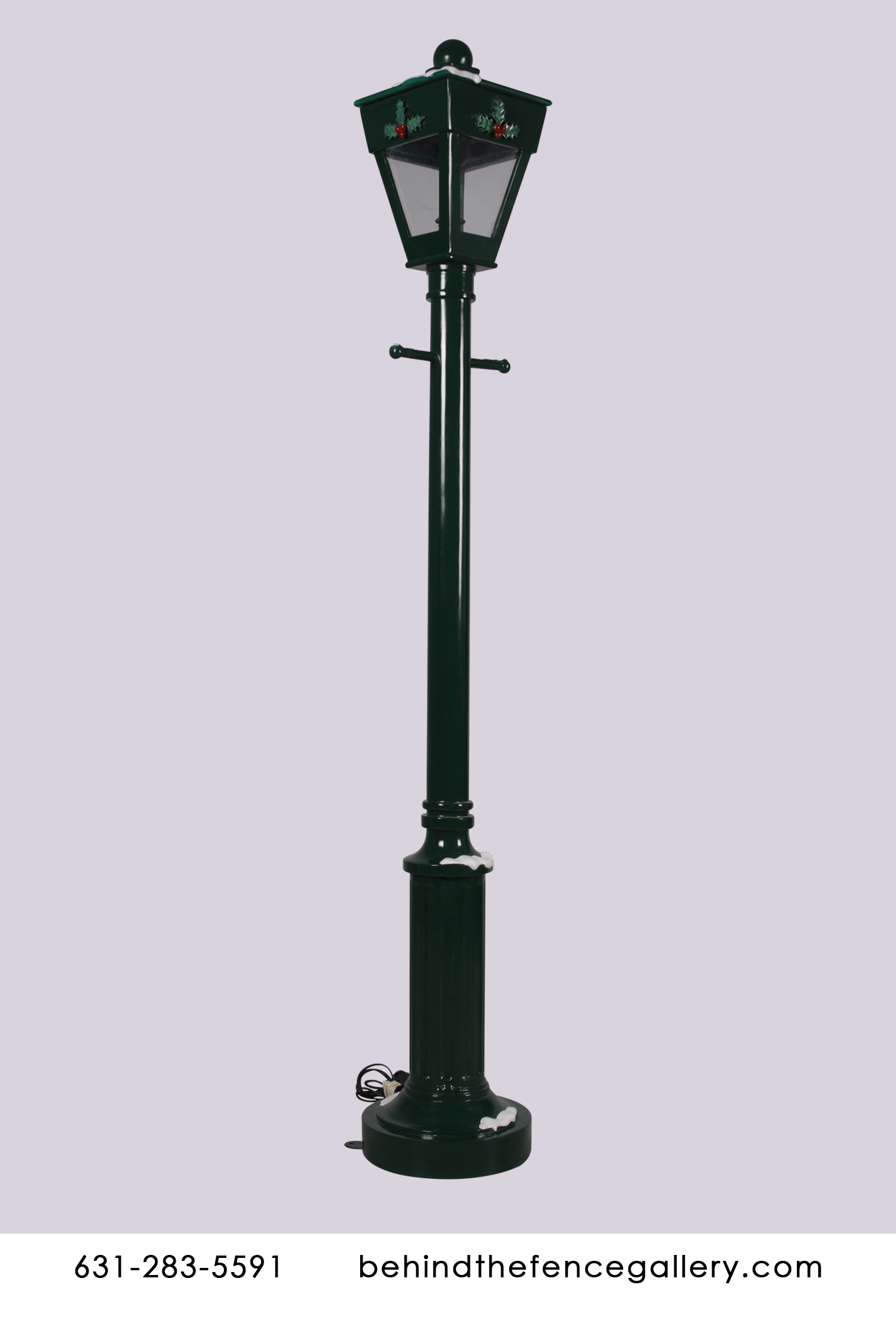 Victorian Era Light Up Street Lamp Statue
