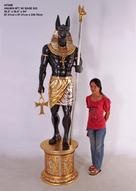 Anubis 6ft. with Base/Variety of heads