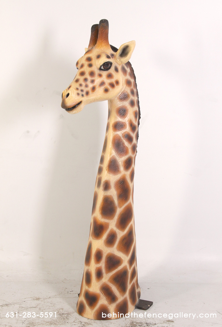Giraffe Head Statue