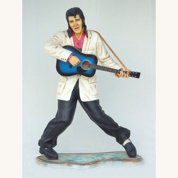 Elvis Presley Standing Playing Guitar
