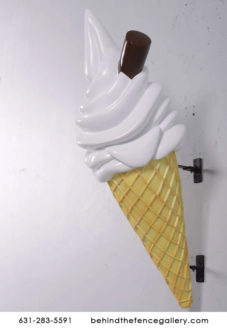 Mini Soft Serve Ice Cream Wall Mount
