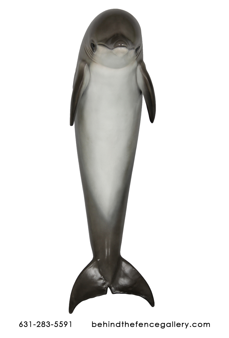 Fiberglass Jumping Dolphin Statue - Click Image to Close