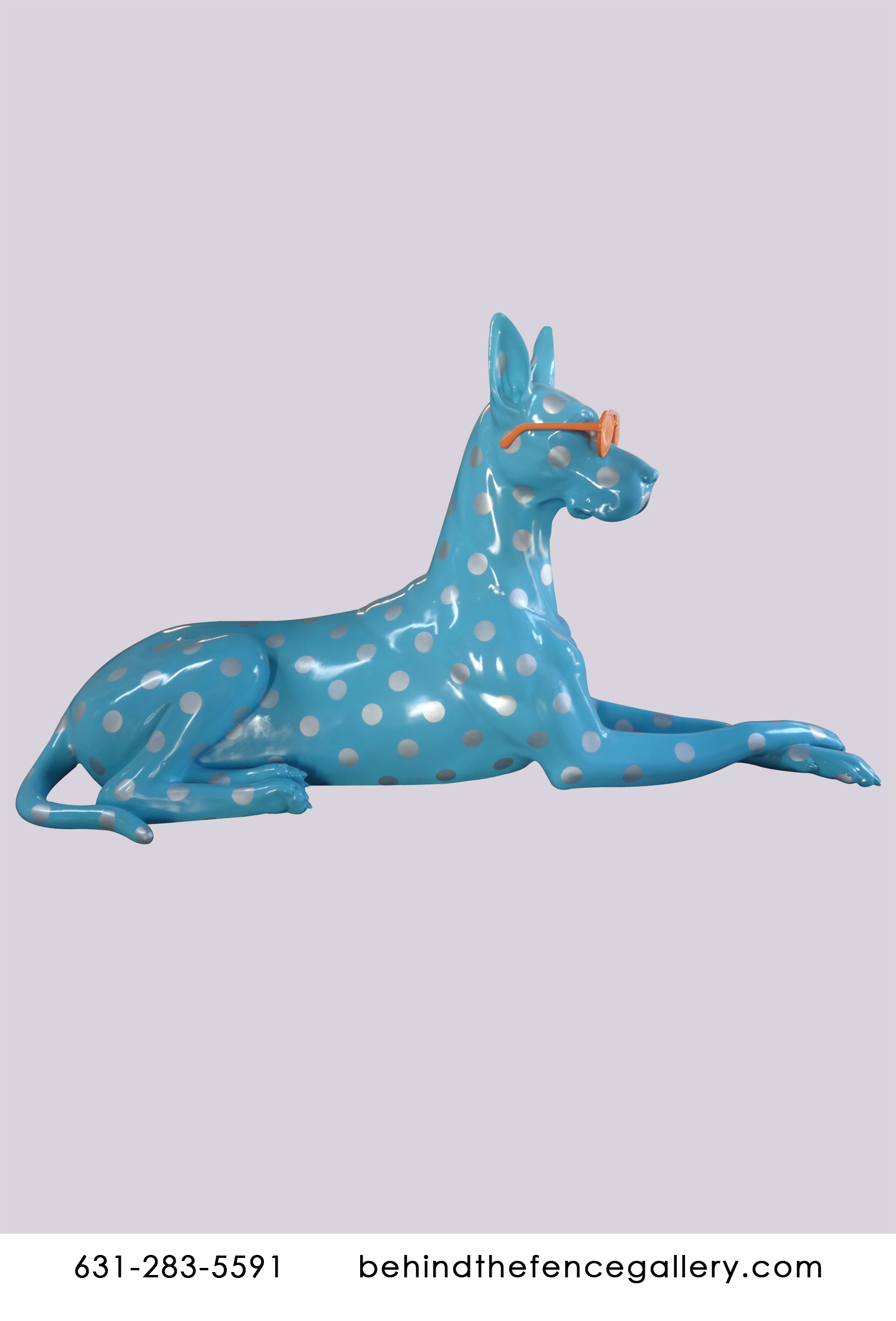 Pop Art Great Dane in Shades Statue - Click Image to Close