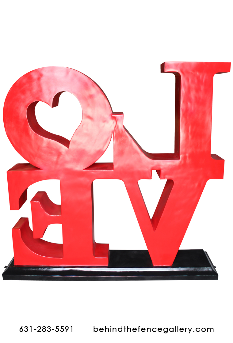 The Love Sign Statue - Click Image to Close