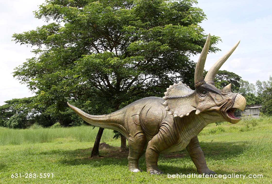 Giant Triceratops Statue