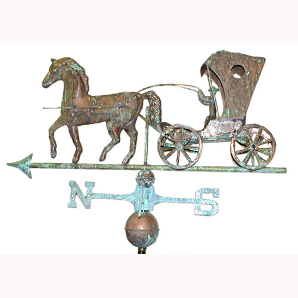 Horse and Buggy Weather Vane