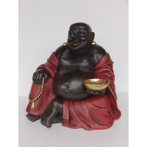 Buddha Sitting-Red and Black