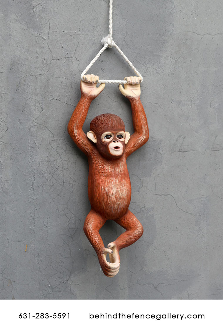 Hanging Orangutan 2.5 Ft - Click Image to Close