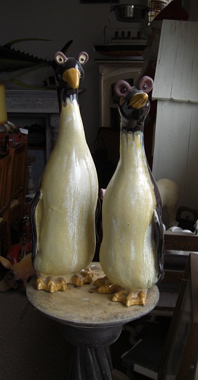 Porcelain Penguin Pair
