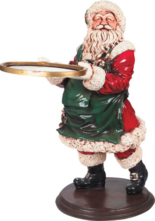 Plump Santa Waiter