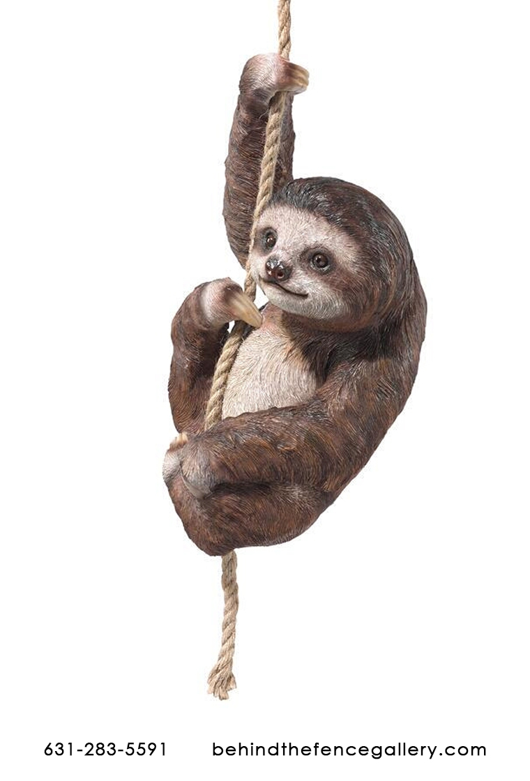 Hazelnut The Three Toed Hanging Sloth Statue