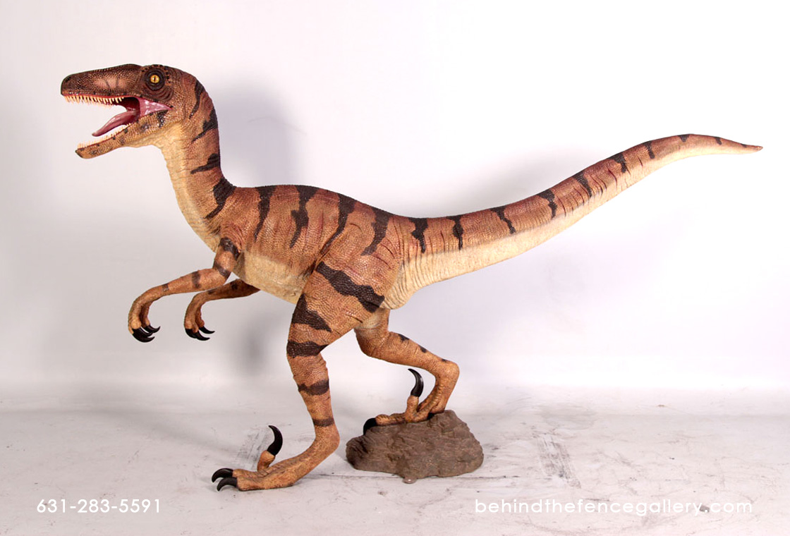 Velociraptor Statue - 5 Ft.