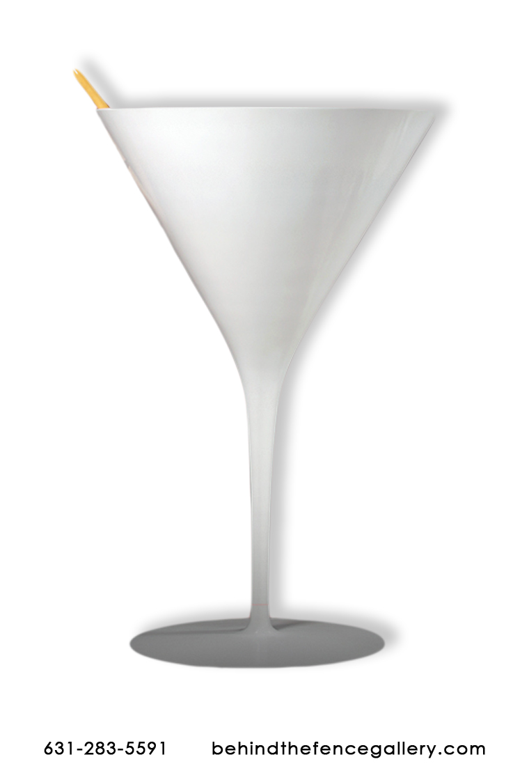 Cocktail Martini Glass Statue