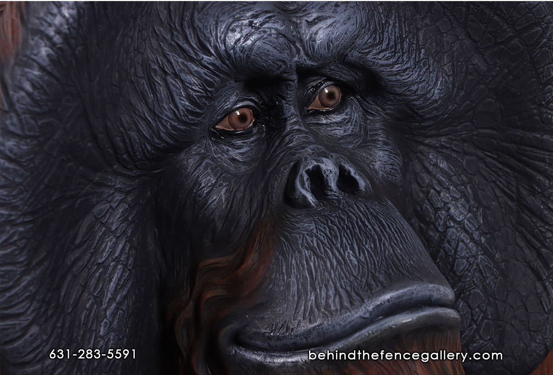 Sitting Orangutan Statue