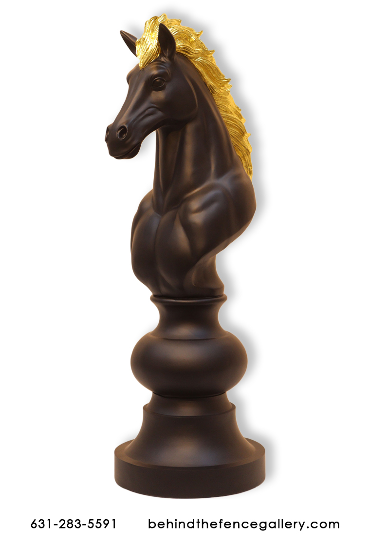 Chess Knight Statue