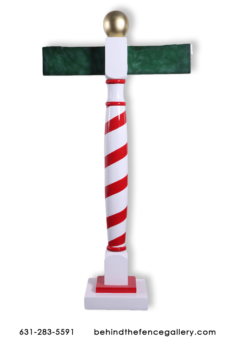 (image for) North Pole Sign Statue