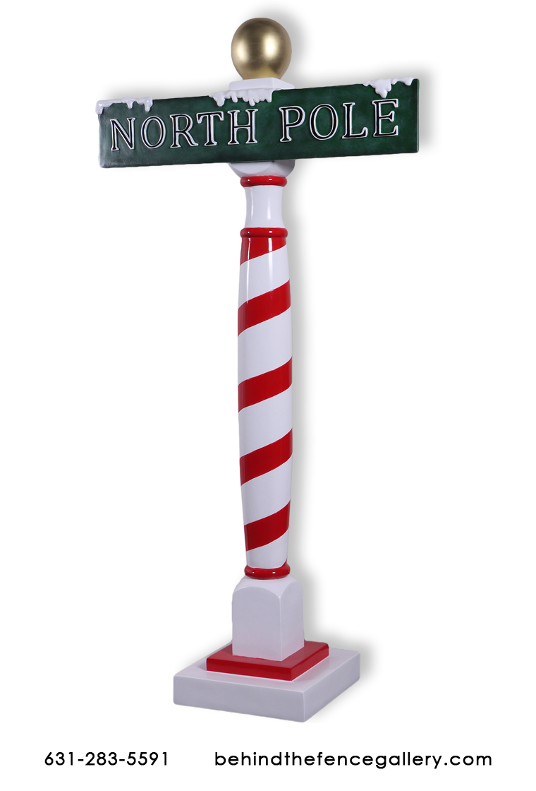 (image for) North Pole Sign Statue