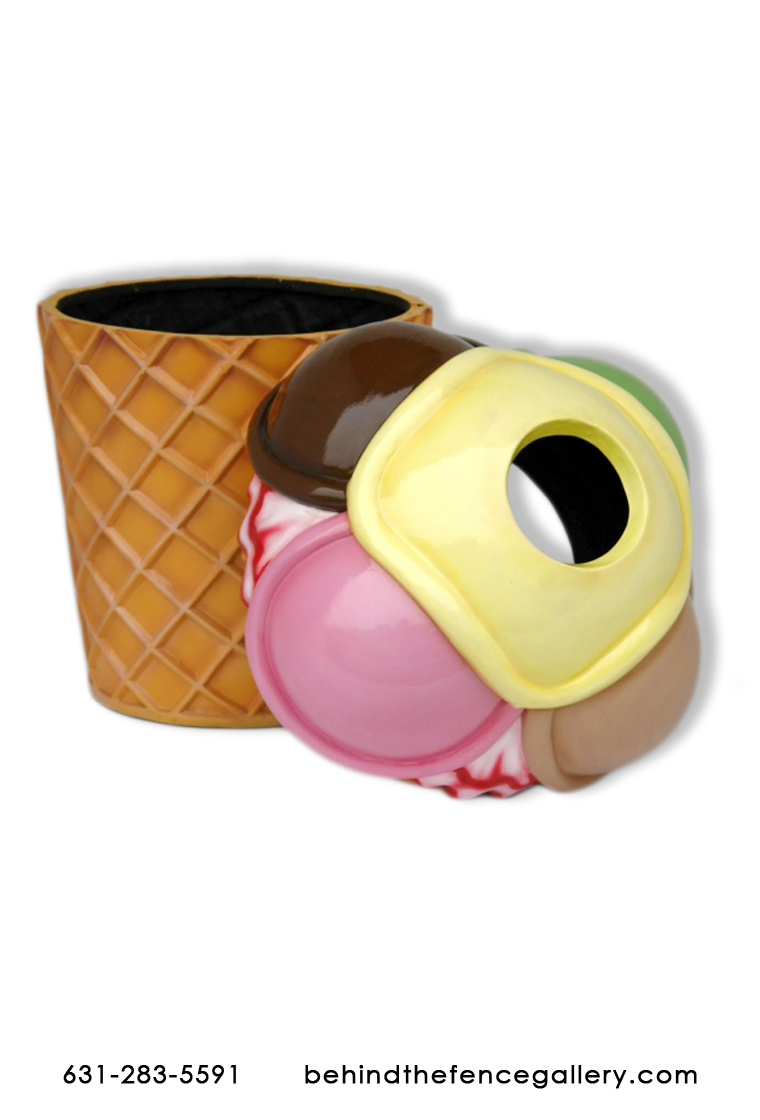 (image for) Ice Cream Garbage Bin