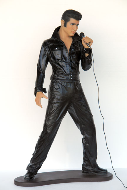Elvis Standing with Microphone 6ft.