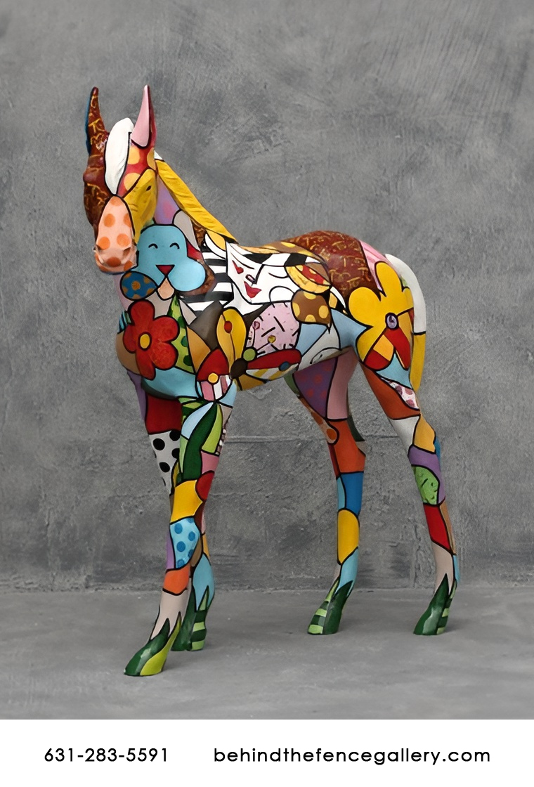 Pop Art Foal Statue