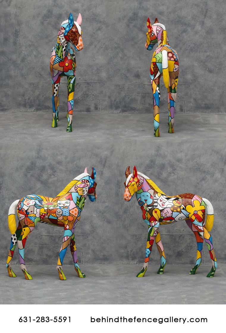 Pop Art Foal Statue