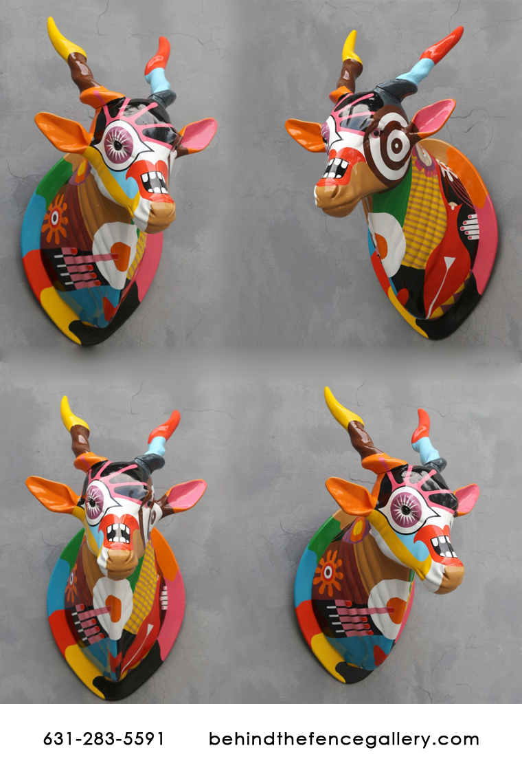Pop Art Oryx Head