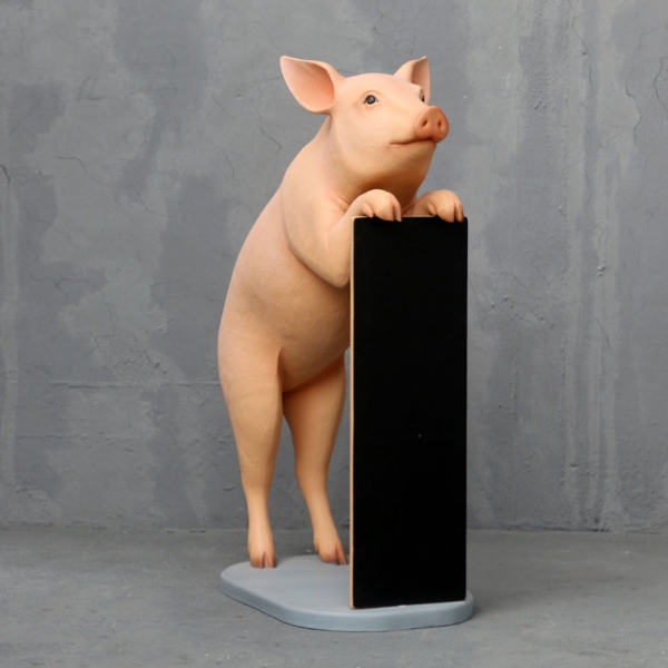 Pig with Menu Board 4.5 Ft