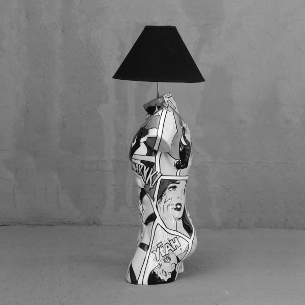 Pop Male Torso Lamp 2 - Click Image to Close