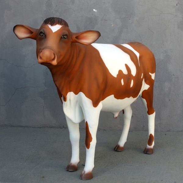 Guernsey Cow 3.67 Ft Guernsey Cow [COW3410Y] - $899.99 , Life size ...