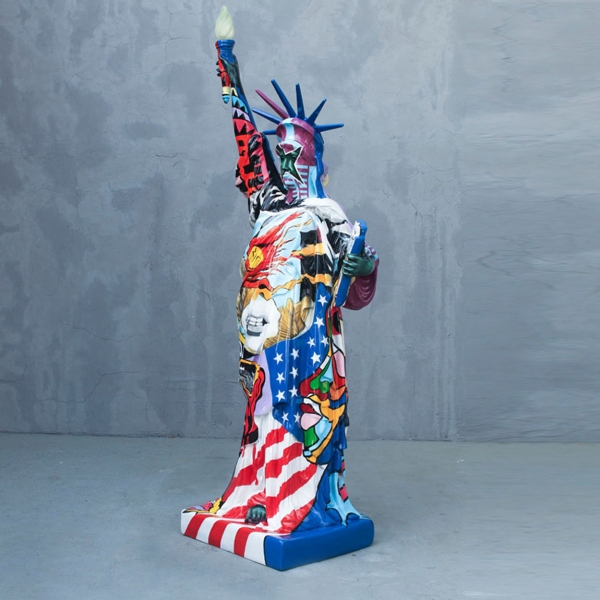 Popart Statue of Liberty - Click Image to Close