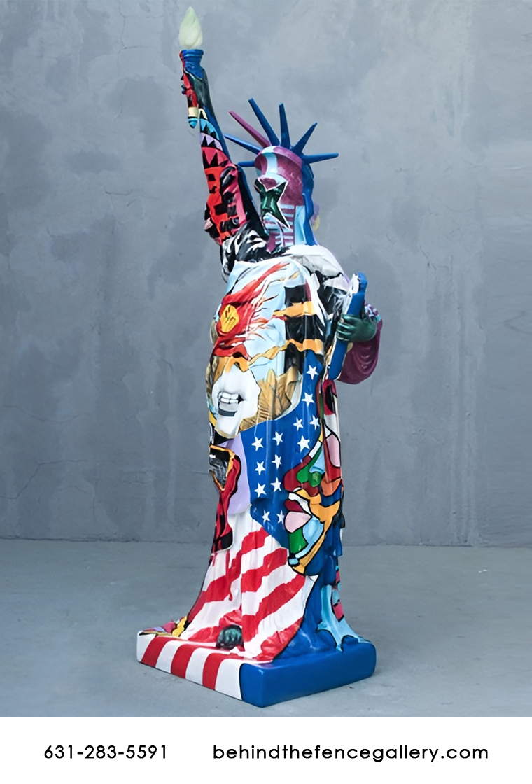 Pop Art Statue of Liberty 7.5ft