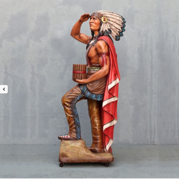 Cigar Store Indian 6 Ft. - Click Image to Close