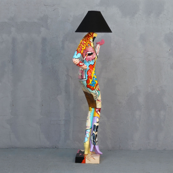 Pop Lady Lamp - Click Image to Close