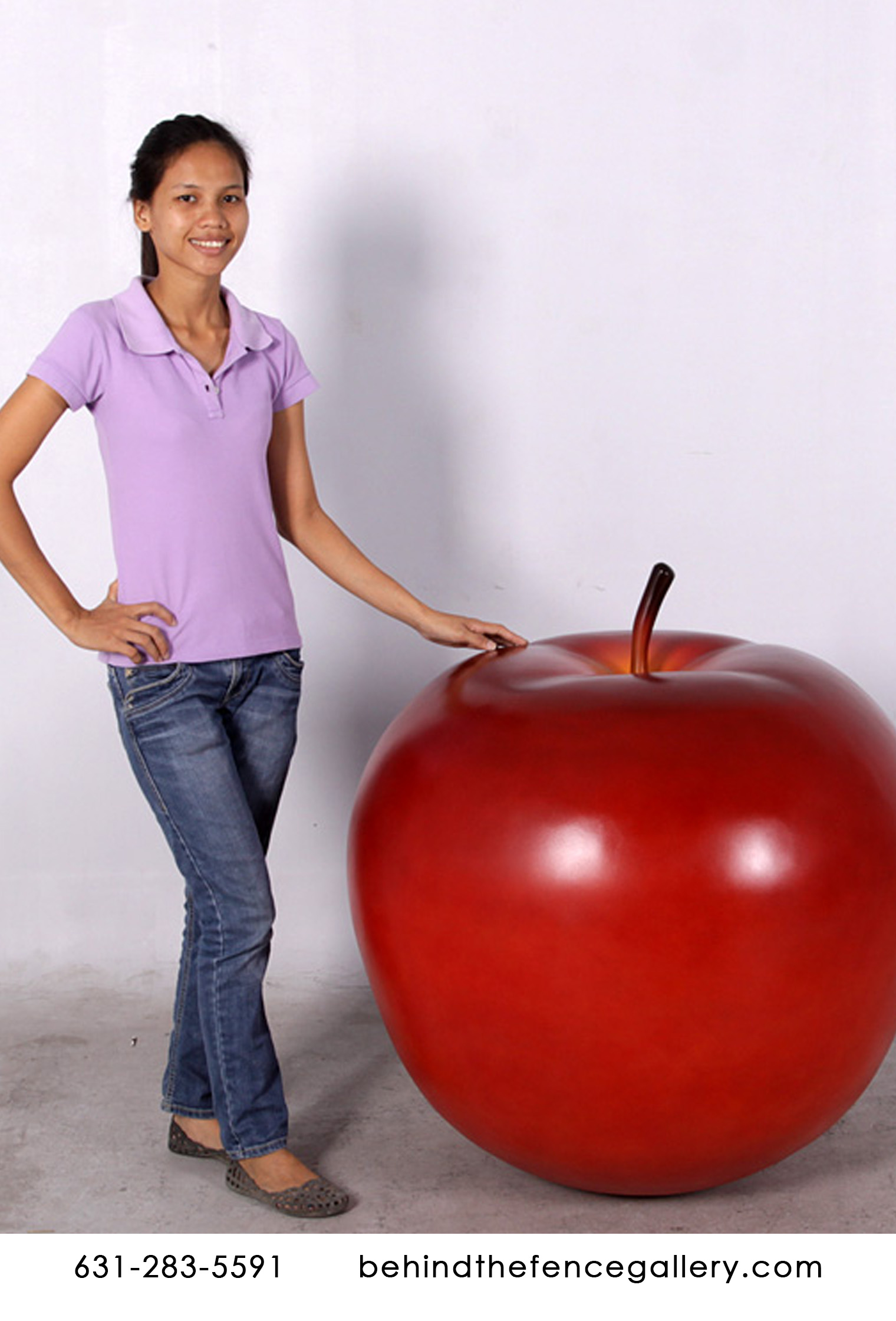 Giant Delicious Apple Statue