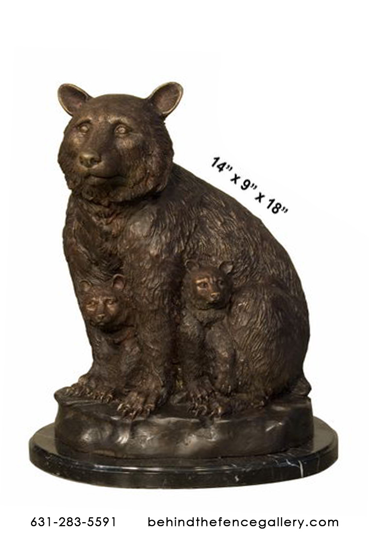 Bronze Bear Mom with Children