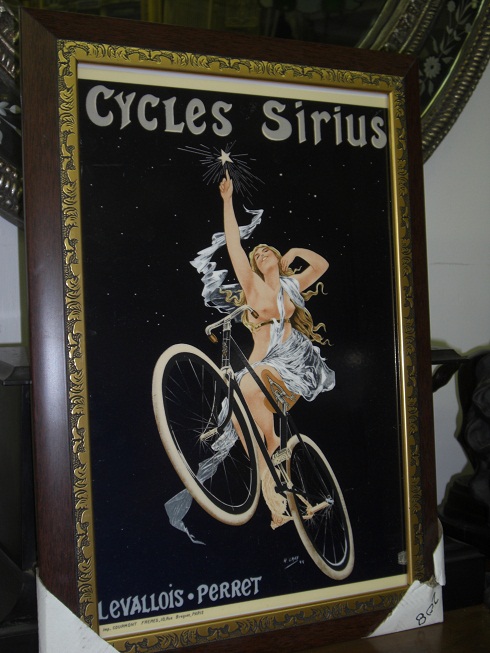 Framed Poster with Glass - " Cycles Siruis " - Click Image to Close