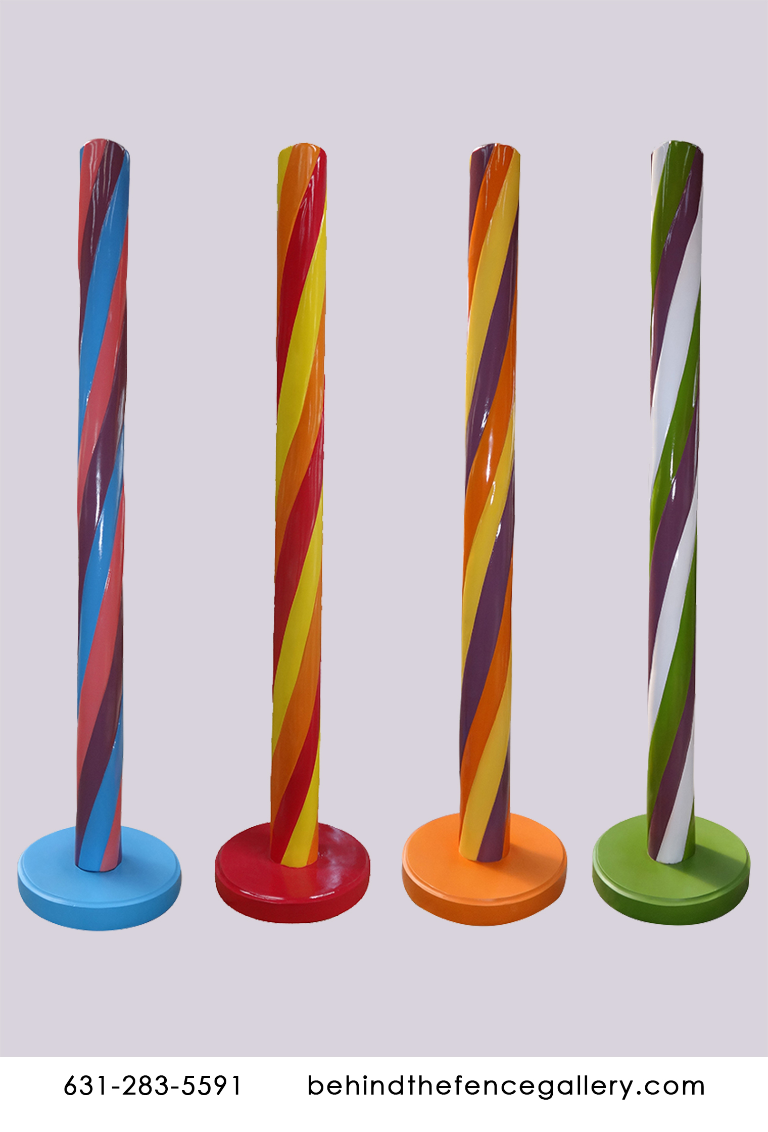 Rainbow Stripe Candy Sticks